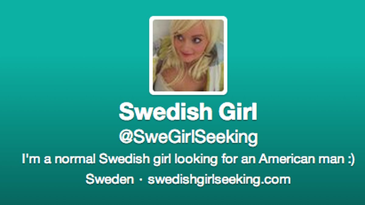 Swedish Girl finns även på twitter.